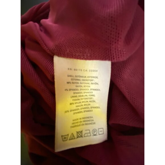 Moulinette Soeurs Burgundy Large Wide-Leg Halter Jumpsuit Pantsuit Boho Casual - Picture 6 of 8